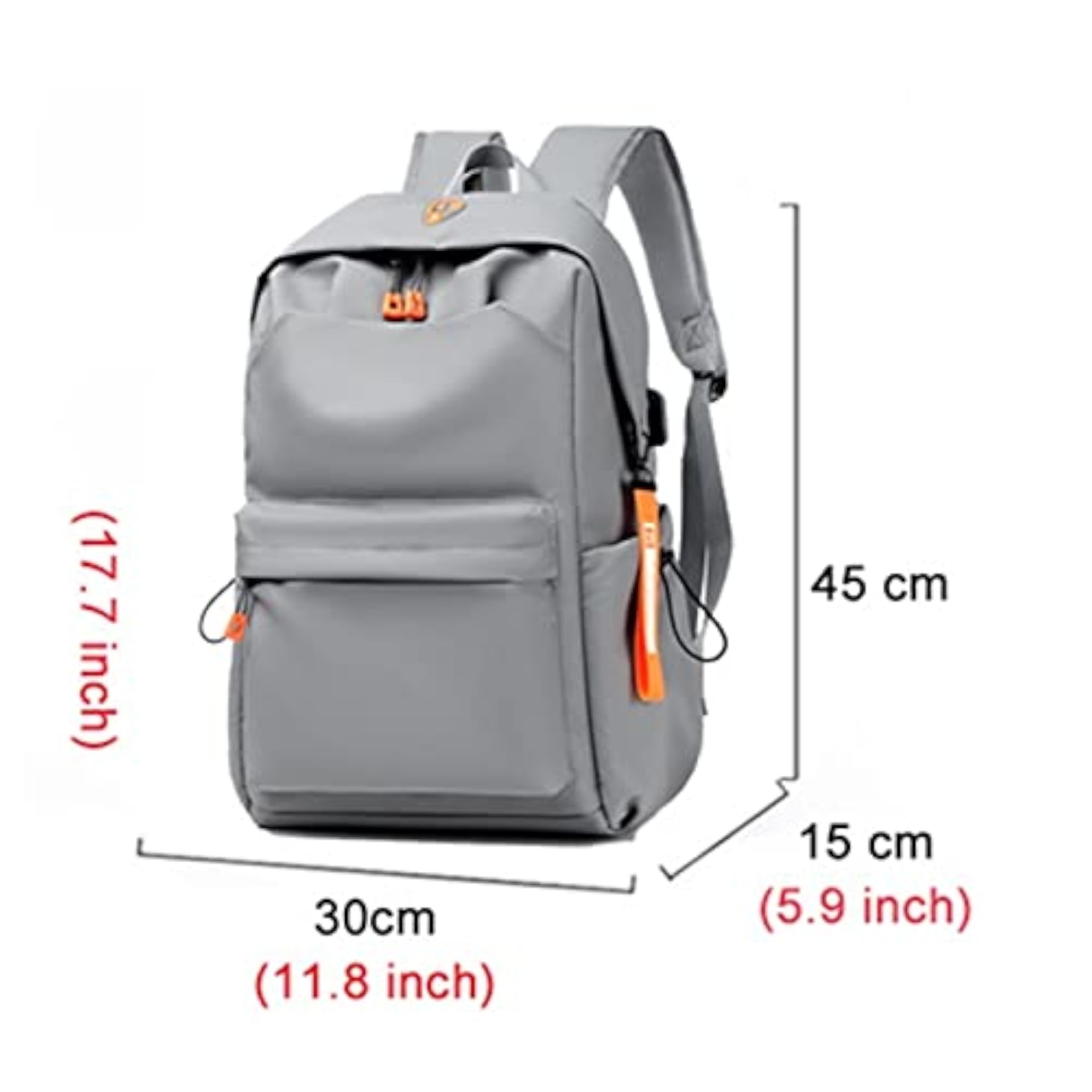 Solid Color Business Travel Backpack for Men